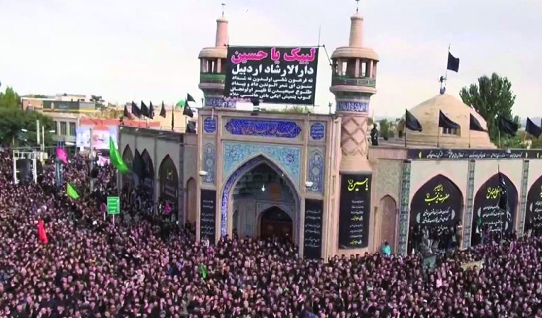شعار “لبیک حسین لبیک” در اردبیل طنین‌انداز شد