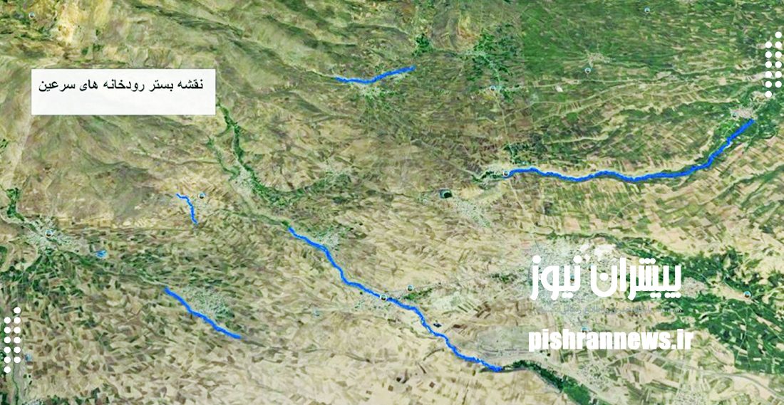 حدود بستر و حریم رودخانه های محدوده شهرستان سرعین تعیین می شود