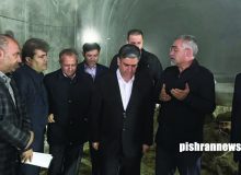 پیشرفت ۷۹ درصدی تونل شمالی ولیعصر محور اردبیل – آستارا