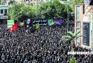 دارالعباس اردبیل غرق ماتم و عزای شهدای کربلا