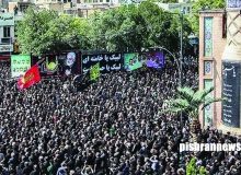 دارالعباس اردبیل غرق ماتم و عزای شهدای کربلا