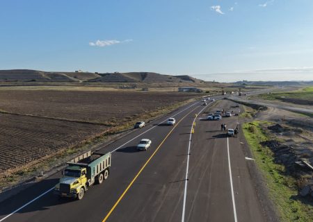 ویدئو : عبور موقت ۷ کیلومتر از محور سه‌راهی سربند به سمت مشکین‌شهر
