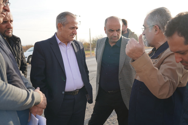 ببینید | بازدید مدیرکل راه و شهرسازی استان اردبیل و هیئت همراه از پروژه‌های در حال اجرای حوزه راه و شهرسازی شهرستان پارس‌آباد