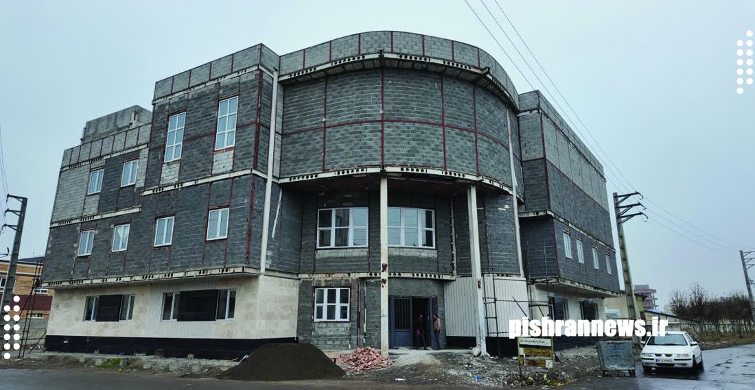 پیشرفت ۵۵ درصدی احداث کتابخانه عمومی مرکزی پارس‌آباد