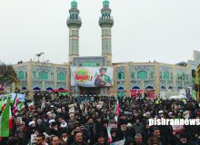 فجر ۴۷ تبلور انسجام ملی ؛ راهپیمایی ۲۲ بهمن استان اردبیل در برف و باران/ فیلم