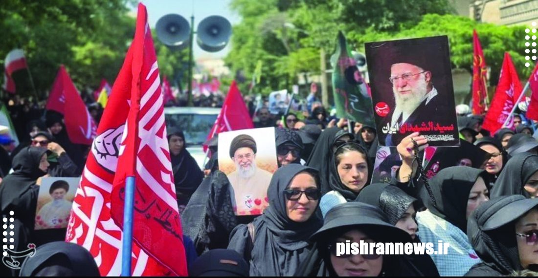 تجدید میثاق مردم اردبیل در پیاده‌روی جاماندگان تشییع رهبر شهید