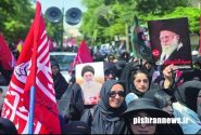 تجدید میثاق مردم اردبیل در پیاده‌روی جاماندگان تشییع رهبر شهید