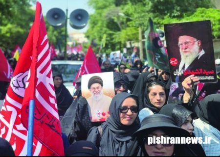 تجدید میثاق مردم اردبیل در پیاده‌روی جاماندگان تشییع رهبر شهید